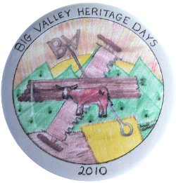 A youngsters drawing (which won a contest) of the Big Valley Days Logo