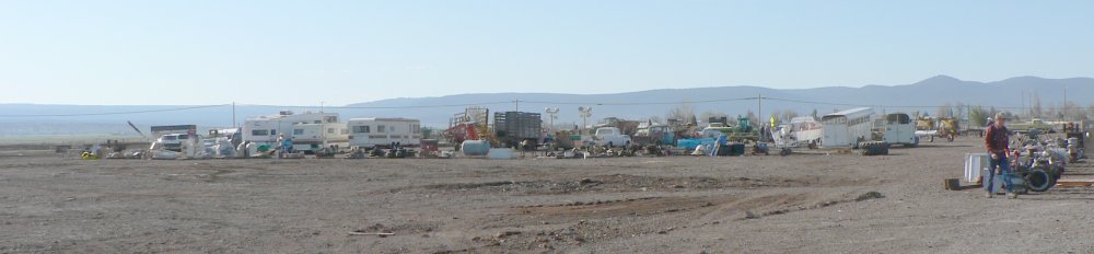A wide panorama of the auction site